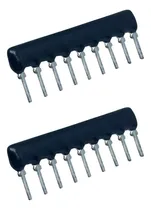 Comprar 10x Rede Resistiva 220r 9 Pinos Sip 8 Elementos 1 Comum 5%