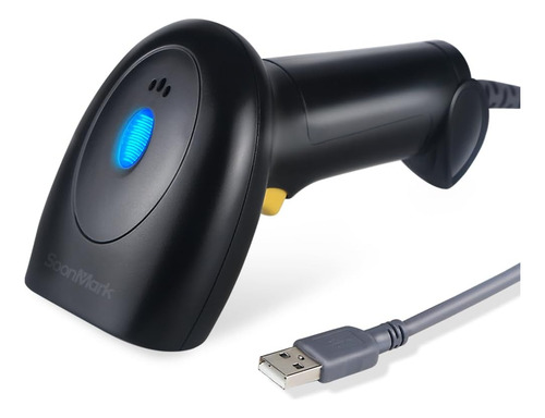 Escáner De Código De Barras Usb Manual Cable Lector D...
