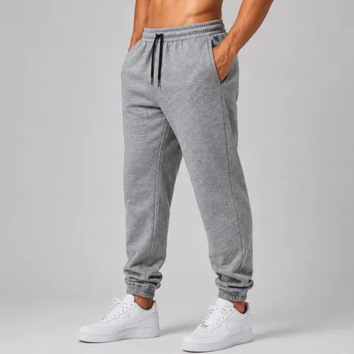 Calça Moletom Frio Forrada Jogger Bolsos Esporte Academia
