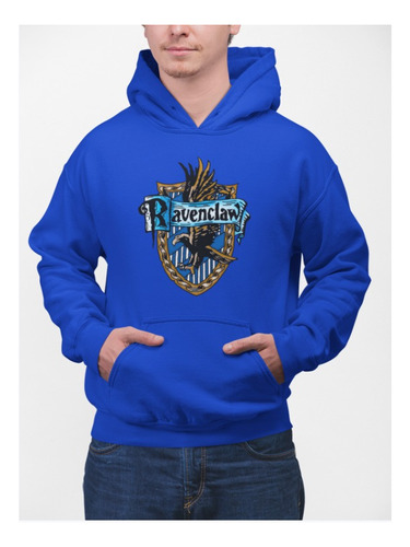 Poleron Unisex Harry Potter Revenclaw Escuela Estampado