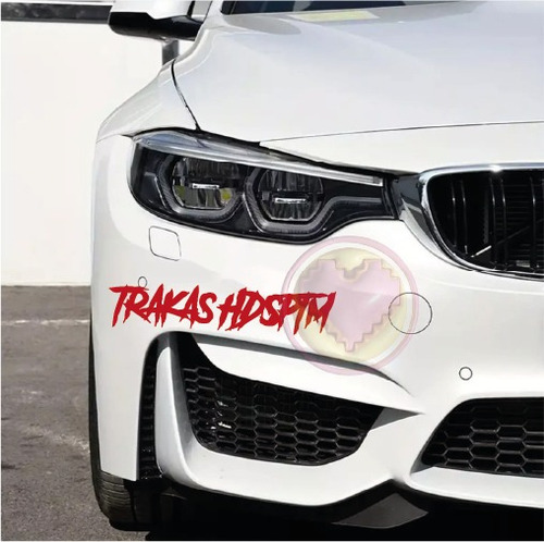Trakas 2pzas Vinil Hdsptm Luis R Calcomanias Auto Stikers