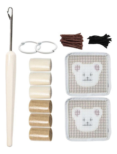 Coaster Latch Hook Kits Crafts Diy Crochet Kits De Bordado A