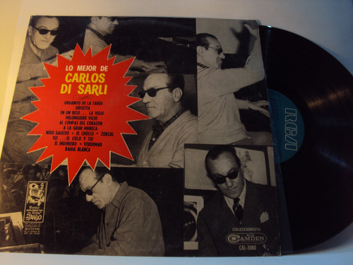 Vinilo Lp 145 Lo Mejor De Carlos Di Sarli Organito 