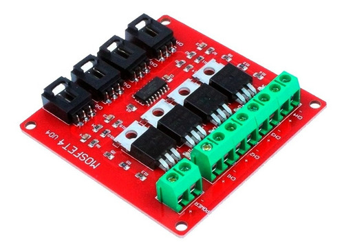 Modulo Interruptor Mosfet Irf540 4 Canales Voltaje Cc A 9 V