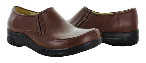 Montc Mocasin Casual Piel Vino Mujer 81652