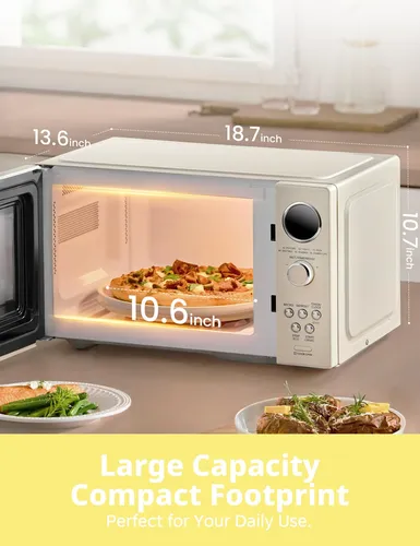 National TableStereo vintage620×250×220 Forno De Microondas Retrô Comfee 0,9 Pés Cúbicos 900 W 127v