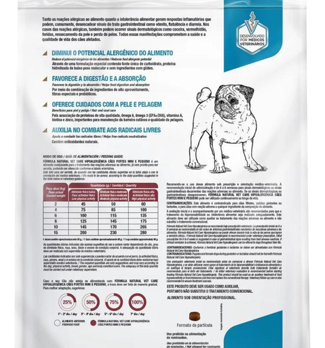 Formula Natural Hipoalergenica Porte Mini E Pequeno Saco 2kg