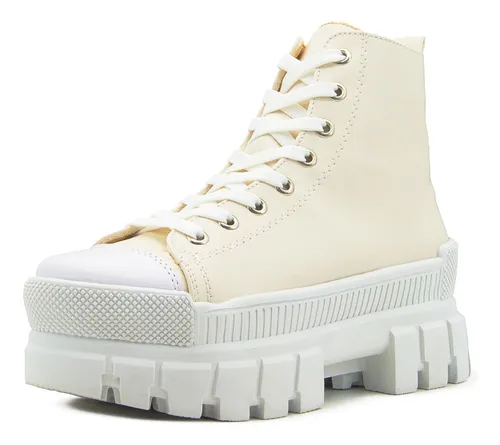 Tenis Bota Sneakers Para Mujer Moda Plataforma Suela Chunky