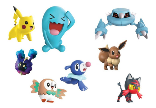 Pokémon Pack De Batalla Set De 8 Muñecos Original