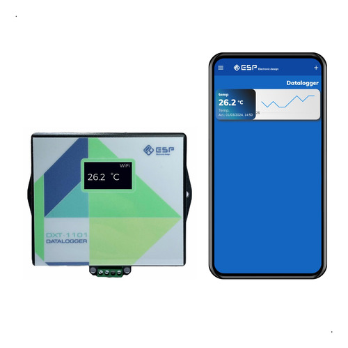 Data Logger Wifi - Registrador De Temperatura -sensor Pt1000