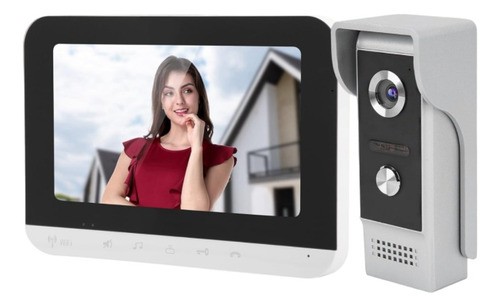 Sistema De Timbre Con Vídeo, Intercomunicador Tft Lcd 7