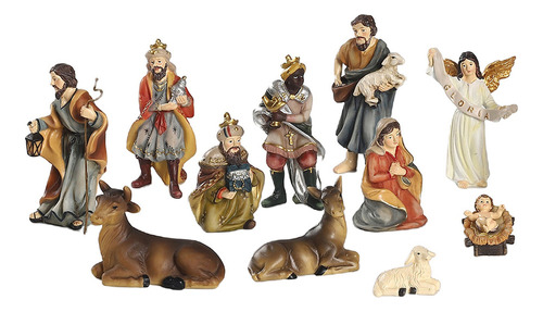 Natividad Escena Conjunto Bebé Jesús Navidad Figuras