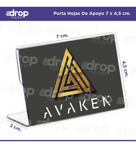 Imagen 3 de 10 de Porta Precios Mesa Mostrador Pet Tipo Acrílico | 5x7 X10u