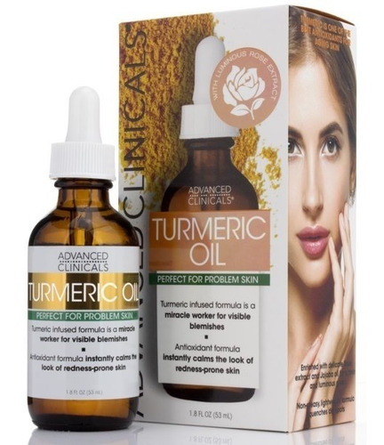 Advanced Clinicals Turmeric Oil Para La Piel 