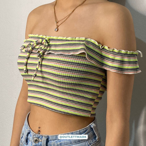 Blusa Corta Para Dama