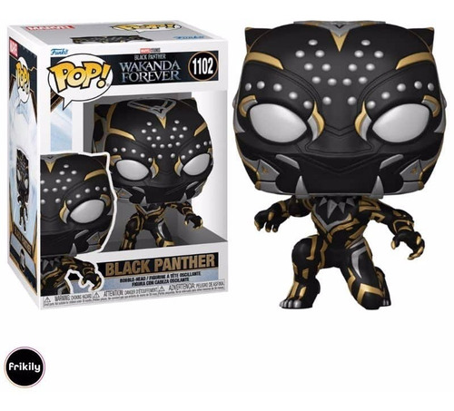 Funko Pop Black Panther Wakand Forever #1102 Nuevo Original