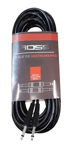 Cable Plug A Plug Ross De 3 Mts Para Instrumentos