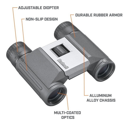 Imagen 2 de 9 de Binoculares Bushnell 8x 21 Powerview 2 Nueva Linea Aluminio!