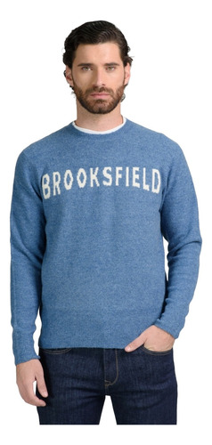 Sweater Pullover Hombre Brooksfield Suave Importado 4060b