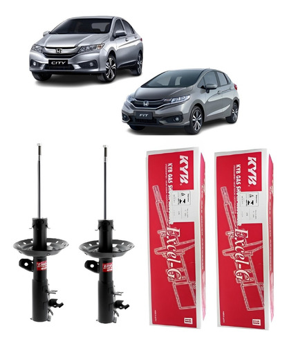 Par Do Amortecedor Dianteiro Honda City Fit 2015 À 2021 Tds 