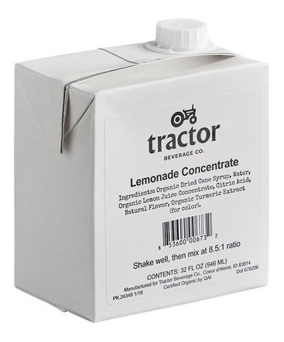 Tractor Concentrado Limonada Foodservice 946ml