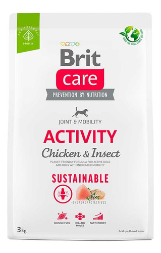 Alimento Perro Brit Care Chicken Insect Activity 3kg. Np