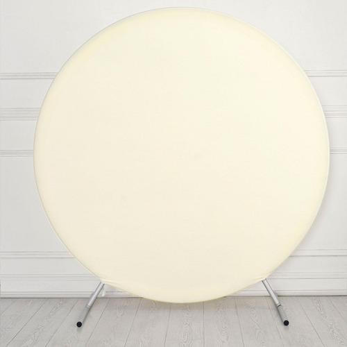 Telón De Fondo Redondo Elástico Para Beige 220 Cm