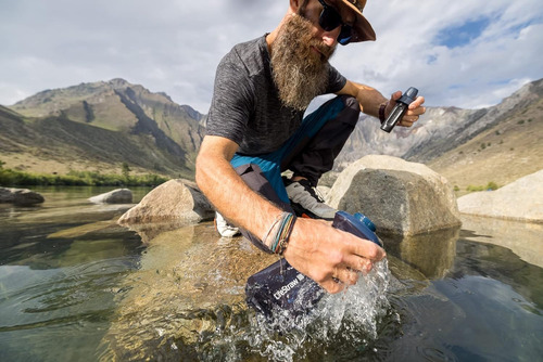 Filtro De Agua Lifestraw Peak Series 1l Dark Mountain Grey