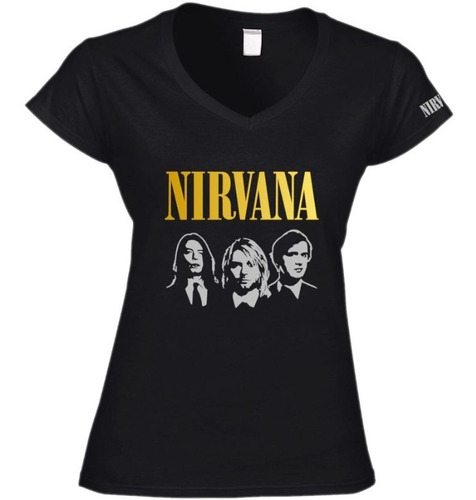 Camiseta Nirvana Bandas Música Películas Series Cómics Anime