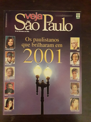 Revista Veja Sp, Os Paulistanos Que Brilharam Em 2001.