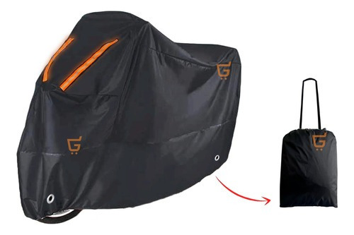 Carpa Funda Cobertor Para Moto Con Argollas De Seguridad