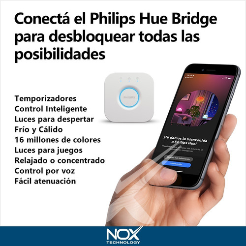 Imagen 4 de 10 de Kit De Inicio Philips Hue White Color Luz Color + 3 White