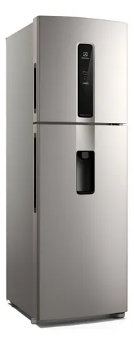 Geladeira Electrolux Frost Free Inverter 409L Água na Porta com AutoSense Duplex Inox Look (IW46S)
