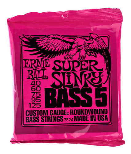 Enc. Ernie  Ball P/ Baixo 5 Cordas Sup Slinky + 010 Violao