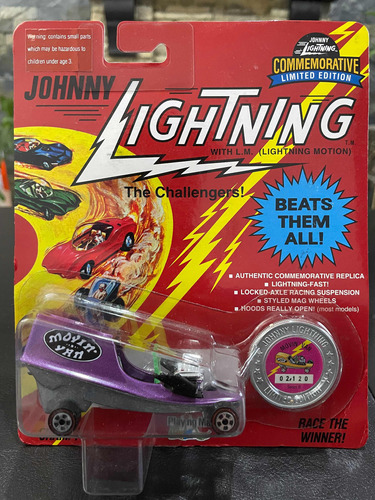 Johnny Lightning Vintage Moví Van  Del Año 1993