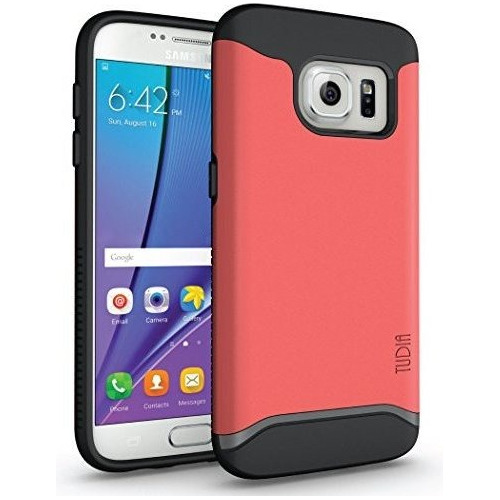 Funda Para Galaxy S7 Protectora Slim Fit Doble Capa Rosa