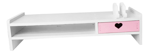 Soporte Elevador Para, Estante Para Soporte De 1 Cajón Rosa