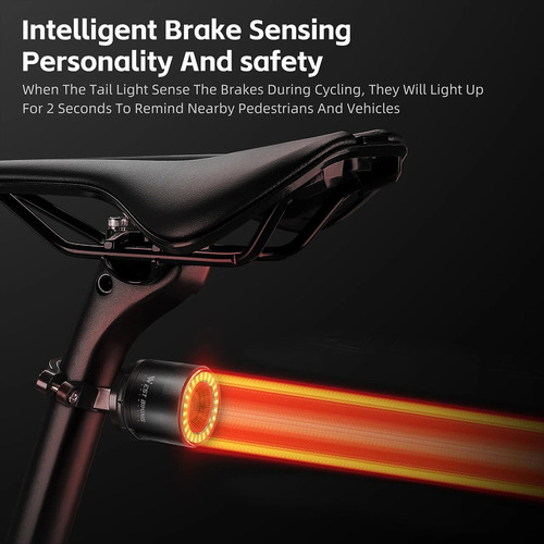 Luz Trasera De Bicicleta Recargable Luces De Colores
