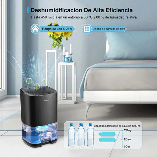 S Deshumidificador Eléctrico Genérica B1 Negro 110v/220v