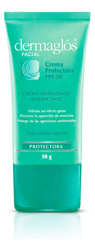 Crema Facial Dermaglos Matificante Piel Mix A Gras F30 X50gr