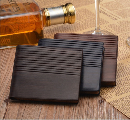 Cartera Hombre Billetera Jf Elegante Lujo Dinero Azul Oscuro