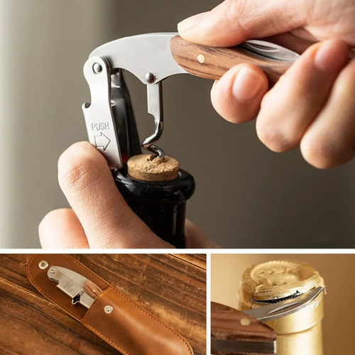 Sacacorchos De Acero Inoxidable Multifuncional Para Vinos