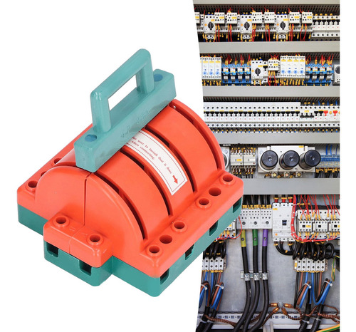 Interruptor De Cuchillo Eléctrico 32a 4 Polos Doble Tiro 3 F