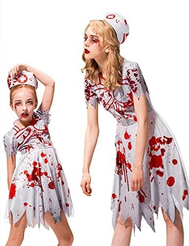 Zombie Halloween Costume Girls Boys Mujere Cheerleader ...