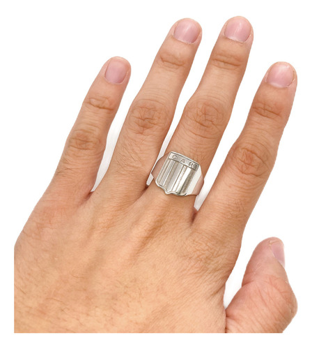 Anillo Escudo Equipo Fútbol Argentina Racing De Córdoba A - Chico Plata 925