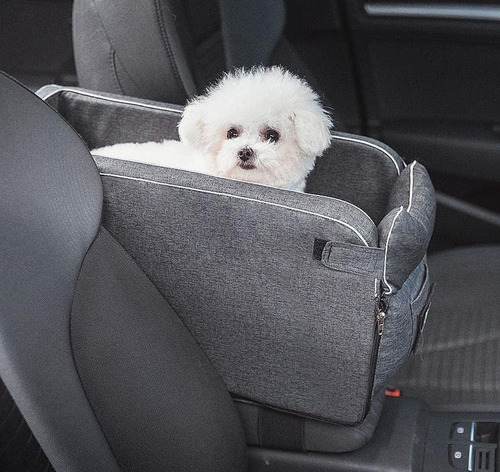 Gato Cadeirinha Pet Console Central Carro Bolsa Assento Pet