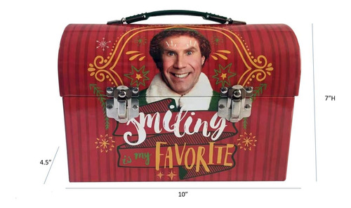 The Tin Box Company Elf The Movie Xl Workmans Tin Carry All,