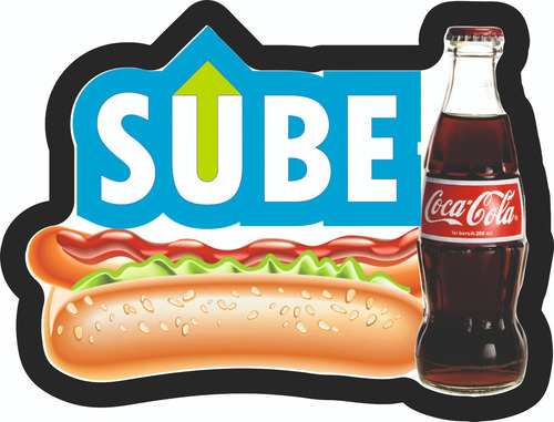 Cartel Luminoso Led Coca Cola Pancho Sube