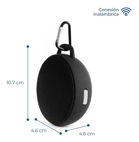Imagen 7 de 10 de Parlante Bluetooth Tedge 3w Inalámbrico Resistante Al Agua
