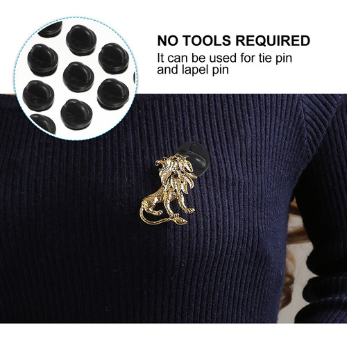 Imagen 6 de 8 de Broche De 50 Botones De Metal Para Corbata, Embrague, Embrag